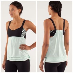 Lululemon Run Back On Track Tank Top Mint Moment